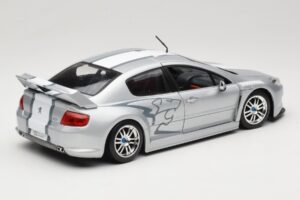 Peugeot 407 Racing Sidabrinis Solido 1:18 90642 Metalas - nuotrauka 3 iš 8