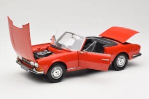 Peugeot 504 Kabrioletas Raudonas Norev 1:18 184754 Metalas - nuotrauka 2 iš 8