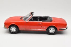 Peugeot 504 Kabrioletas Raudonas Norev 1:18 184754 Metalas - nuotrauka 4 iš 8