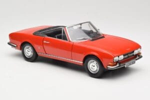 Peugeot 504 Kabrioletas Raudonas Norev 1:18 184754 Metalas - nuotrauka 6 iš 8