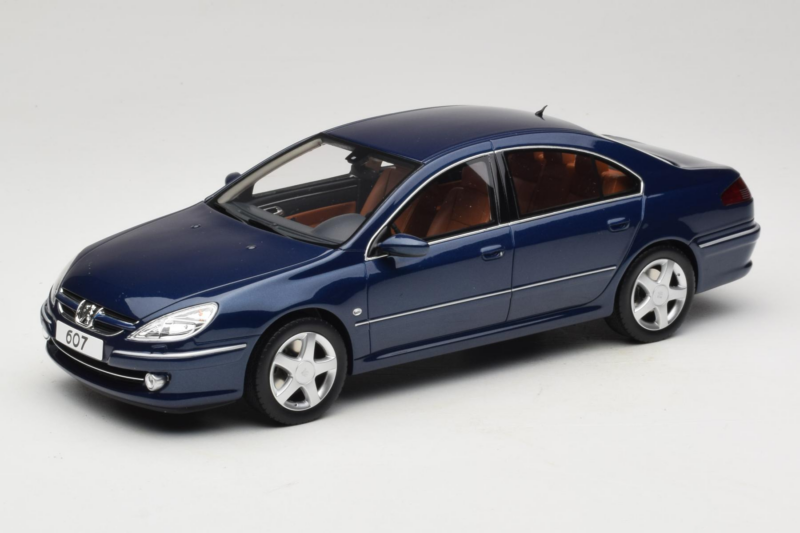 Peugeot 607 Phase II 3.0 V6 Mėlynas Otto 1:18 OT485 Derva