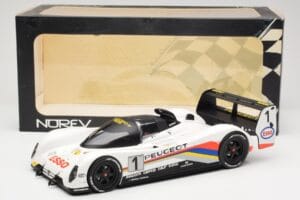 Peugeot 905 Evo 1B Group C #1 Peugeot Talbot Sport D. Warwick / Y. Dalmas / M. Blundell 24 Hours of Le Mans Winner 1992 Norev - nuotrauka 6 iš 6