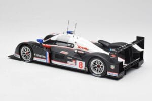 Peugeot 908 HDi LMP1 #8 S. Sarrazin / P. Lamy / S. Bourdais 24 Hours of Le Mans 2nd 2007 Minichamps 1:18 150071208 Metalas - nuotrauka 5 iš 6