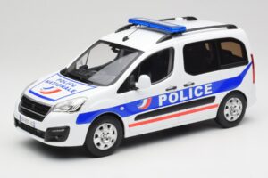 Peugeot Partner Police Mėlynas Norev 1:18 184891 Metalas