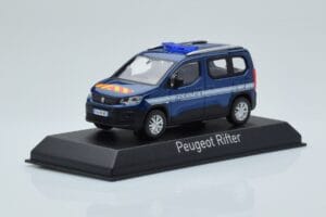 Peugeot Rifter Gendarmerie Otremer Mėlynas Norev 1:43 479064 Metalas - nuotrauka 2 iš 4