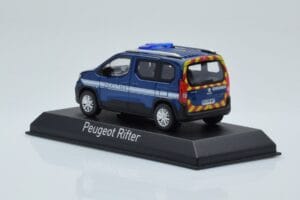 Peugeot Rifter Gendarmerie Otremer Mėlynas Norev 1:43 479064 Metalas - nuotrauka 3 iš 4