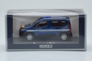 Peugeot Rifter Gendarmerie Otremer Mėlynas Norev 1:43 479064 Metalas - nuotrauka 4 iš 4