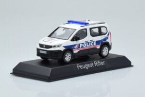 Peugeot Rifter Police Nationale Baltas Norev 1:43 479065 Metalas - nuotrauka 2 iš 4