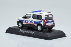 Peugeot Rifter Police Nationale Baltas Norev 1:43 479065 Metalas - nuotrauka 3 iš 4