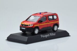 Peugeot Rifter Pompiers Raudonas Norev 1:43 479069 Metalas - nuotrauka 2 iš 4