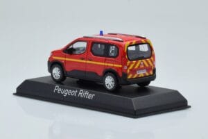 Peugeot Rifter Pompiers Raudonas Norev 1:43 479069 Metalas - nuotrauka 3 iš 4