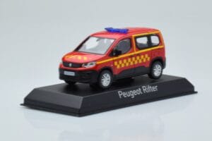 Peugeot Rifter Sapeurs Pompiers Raudonas Norev 1:43 479071 Metalas - nuotrauka 2 iš 4