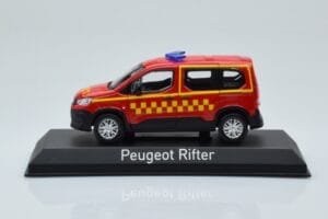 Peugeot Rifter Sapeurs Pompiers Raudonas Norev 1:43 479071 Metalas