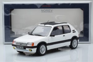 Peugeot 205 GTi 1.6 Baltas Norev 1:18 184849 Metalas - nuotrauka 8 iš 8