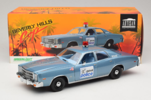 Plymouth Fury Beverly Hills PD Mėlynas GreenLight 1:18 19069 Metalas - nuotrauka 8 iš 8