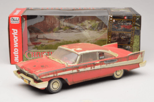 Plymouth Fury Raudonas Christine Nešvari Versija Auto World 1:18 AWSS119/06 Metalas - nuotrauka 8 iš 8