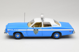 Plymouth Fury Police Pursuit New York Police Department GreenLight 1:18 19043 Metalas - nuotrauka 4 iš 8