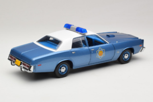 Plymouth Fury Police Pursuit Smokey and the Bandit GreenLight 1:18 19044 Metalas - nuotrauka 3 iš 8