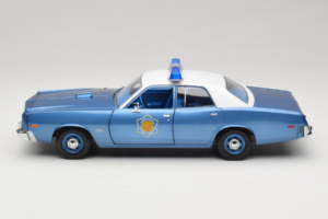 Plymouth Fury Police Pursuit Smokey and the Bandit GreenLight 1:18 19044 Metalas - nuotrauka 4 iš 8