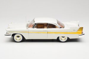 Plymouth Fury Baltas Anson 1:18 30398 Metalas - nuotrauka 4 iš 8