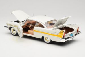 Plymouth Fury Baltas Anson 1:18 30398 Metalas - nuotrauka 5 iš 8