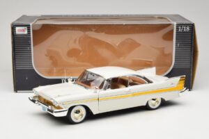Plymouth Fury Baltas Anson 1:18 30398 Metalas - nuotrauka 8 iš 8