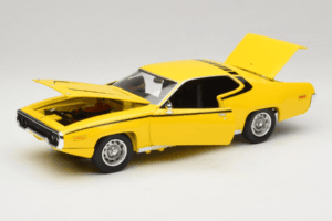 Plymouth Satellite Daisy Dukes of Hazzard Auto World 1:18 AWSS105/06 Metalas - nuotrauka 2 iš 8