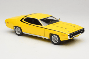 Plymouth Satellite Daisy Dukes of Hazzard Auto World 1:18 AWSS105/06 Metalas - nuotrauka 6 iš 8