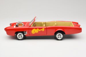 Pontiac GTO Monkeemobile Raudonas ERTL 1:18 33150 Metalas - nuotrauka 4 iš 8