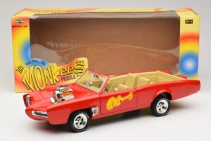 Pontiac GTO Monkeemobile Raudonas ERTL 1:18 33150 Metalas - nuotrauka 8 iš 8