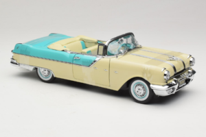 Pontiac Star Chief I Love Lucy Nautilus Blue Baltas Sun Star 1:18 5057 Metalas - nuotrauka 5 iš 7