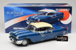 Pontiac Star Chief Policijos Automobilis Sun Star 1:18 5046 Metalas - nuotrauka 6 iš 6