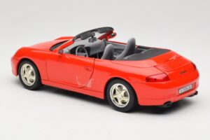 Porsche 911 996 Kabrioletas Raudonas Mira 1:18 6930 Metalas - nuotrauka 7 iš 8