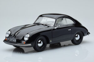 Porsche 356 Juodas Norev 1:18 187451 Metalas