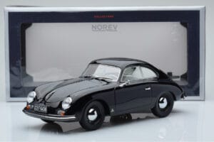 Porsche 356 Juodas Norev 1:18 187451 Metalas - nuotrauka 6 iš 6