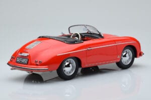 Porsche 356 Speedster Raudonas Norev 1:18 187461 Metalas - nuotrauka 2 iš 6