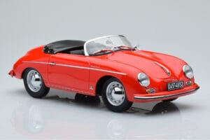 Porsche 356 Speedster Raudonas Norev 1:18 187461 Metalas - nuotrauka 4 iš 6