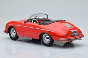 Porsche 356 Speedster Raudonas Norev 1:18 187461 Metalas - nuotrauka 5 iš 6