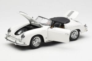 Porsche 356A Speedster Baltas AUTOart 1:18 77862 Metalas - nuotrauka 2 iš 8