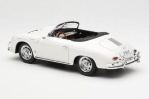 Porsche 356A Speedster Baltas AUTOart 1:18 77862 Metalas - nuotrauka 7 iš 8