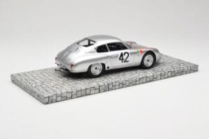 Porsche 356B 1600 GS Carrera GTL Abarth #42 H. Herrmann / H. Linge Targa Florio 1962 Minichamps 1:18 107626842 Derva - nuotrauka 2 iš 6