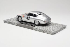 Porsche 356B 1600 GS Carrera GTL Abarth #42 H. Herrmann / H. Linge Targa Florio 1962 Minichamps 1:18 107626842 Derva - nuotrauka 5 iš 6