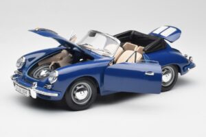 Porsche 356B Kabrioletas Mėlynas Bburago 1:18 3051 Metalas - nuotrauka 2 iš 8