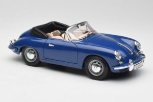 Porsche 356B Kabrioletas Mėlynas Bburago 1:18 3051 Metalas - nuotrauka 6 iš 8