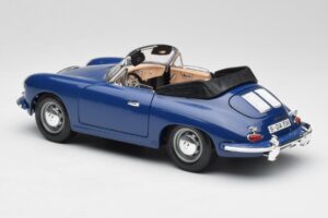 Porsche 356B Kabrioletas Mėlynas Bburago 1:18 3051 Metalas - nuotrauka 7 iš 8