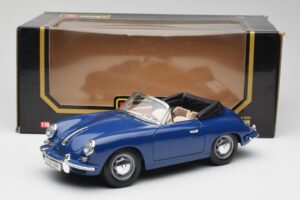 Porsche 356B Kabrioletas Mėlynas Bburago 1:18 3051 Metalas - nuotrauka 8 iš 8