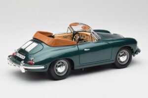 Porsche 356B Kabrioletas Žalias Bburago 1:18 3051-M1 Metalas - nuotrauka 3 iš 8