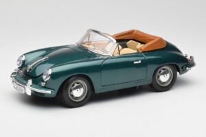 Porsche 356B Kabrioletas Žalias Bburago 1:18 3051-M1 Metalas
