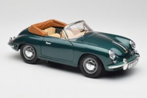 Porsche 356B Kabrioletas Žalias Bburago 1:18 3051-M1 Metalas - nuotrauka 6 iš 8