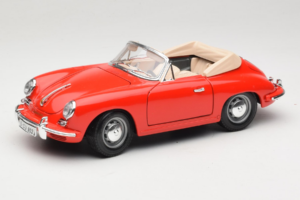 Porsche 356B Kabrioletas Raudonas Tchibo 1:18 45703 Metalas